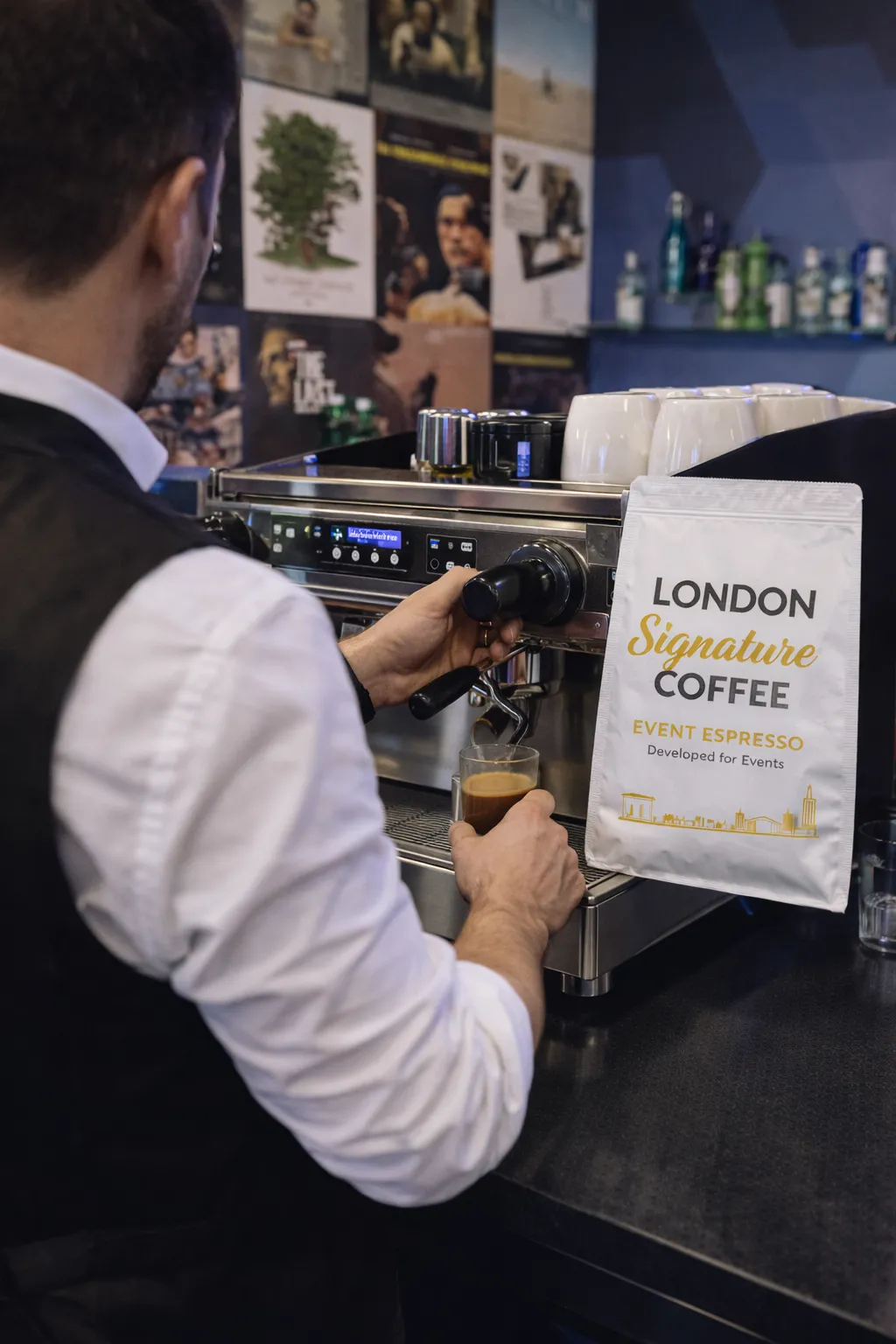 Barista Hire London using our Branded Signature Coffee London